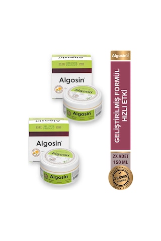 Algosin Ağrı ve Masaj Kremi 2 x 150 ML