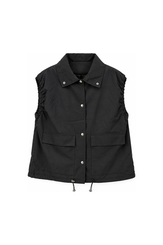 Nazzain Kadın Oversize Yelek Siyah