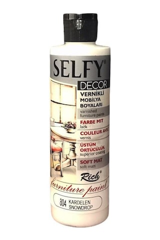 Rich Selfy Decor Kendinden Vernikli Mobilya Boyası 240 Cc Kardele