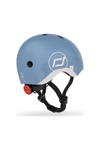 Scoot And Ride Helmet Reflective Bebek Kaskı Xxs-s Petrol Mavisi 181206-96495