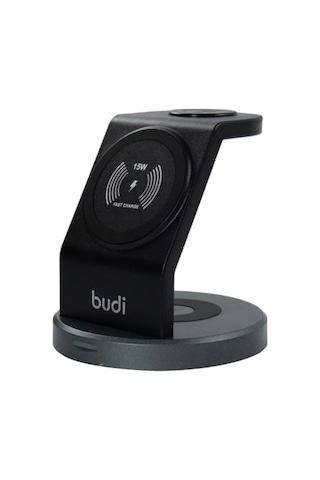 Budi WL4200 Wireless Charger 3-in-1 15w Kablosuz Şarj Ünitesi