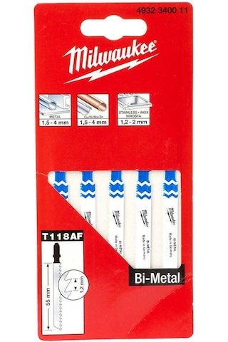Milwaukee T118af Dekupaj Testeresi Bıçağı 5li Paket