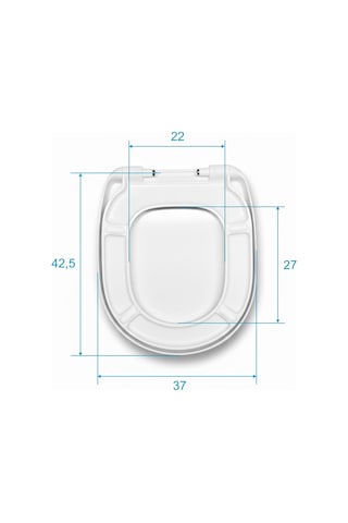 Ideal Standard Consept E791701 Yavaş Kapanan Klozet Kapağı, Beyaz, Metal Menteşeli Beyaz
