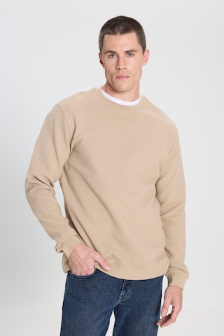 Wrangler Regular Fit Normal Kesim Bisiklet Yaka %100 Pamuk Bej Sweatshirt W242501614 Bej