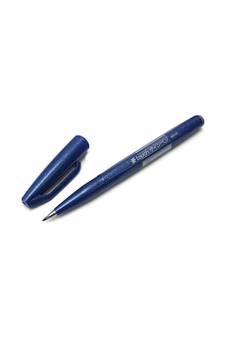 Pentel Brush Sign Pen Imza Kalemi Blue Pentel Brush Sign Pen Imza Kalemi Blue
