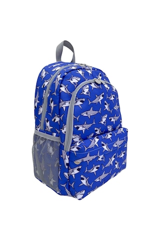 Superbag Erkek Çocuk Ilkokul Çantası Balık Desenli Sırt Çantası Beslenmelik Ve Kalemlik 3'lü Set