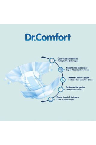 Yetişkin Bel Bağlamalı Hasta Bezi Ekstra Large 60 Adet L