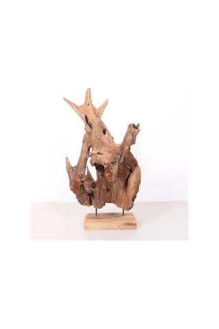 Teak Art- Doğal Teak Heykel & Dekor 30x70 Cm