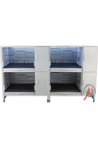 İstanbul Kafes Model 4Dy Pvc Kuş Dolabı