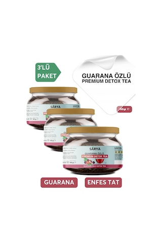 Sarya Guarana Özlü Premium  Tea 3 x 150 G