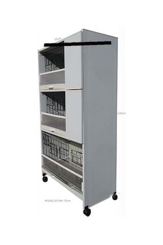 İstanbul Kafes Model 3Ys Pvc Kuş Dolabı