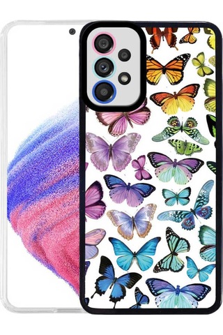 Galaxy A33 5g Kılıf Zore M-fit Desenli Kapak Butterfly No3