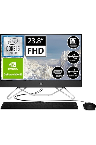 HP 24-CB1013NT 79N36EA i5-1235U 8 GB 512 GB MX450 23.8" Dos AIO Masaüstü Bilgisayar
