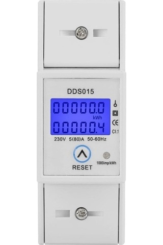 Dancemonkey Tal Lcd Tek Fazlı Enerji Ölçer 230v 50hz Di Tal Dds015, Watt Ölçer Dın Raya Montaj