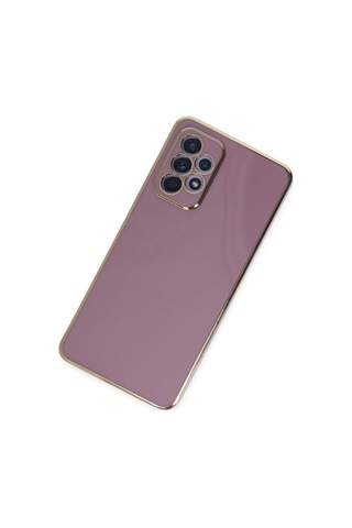 Samsung Galaxy A52 Kılıf Volet Silikon - Mor