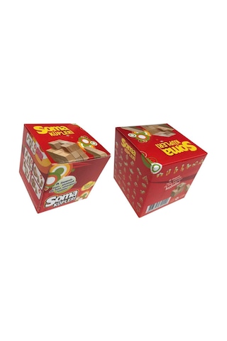 Ahşap Naturel Soma Küpleri