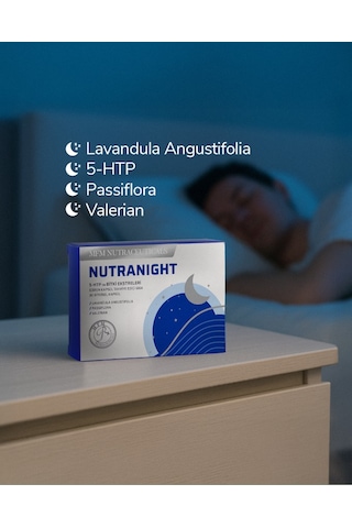 Mfm Nutranight 5-htp Ve Bitki Ekstreleri İçeren 30 Bitkisel Kapsül