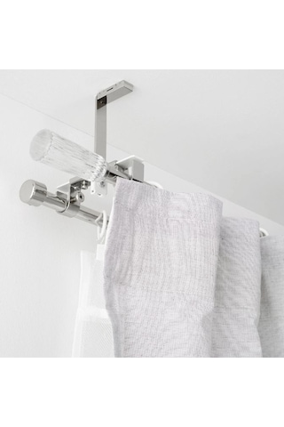 Ikea Soldvärgmal Rustik Korniş 120-210 Cm 19 Mm Krom