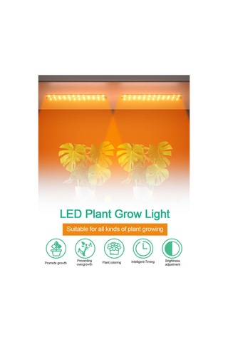 Monyee 12v Tam Spektrum Led Bitki Büyüme Lambası, İç Mekan Süs Bitkileri İçin Asa Tipi Güneş Işığı, 72/144 Led, Tek Başlık, Avrupa Standartı Adaptör Diğer