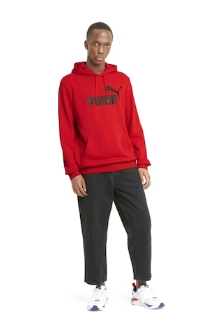 Puma Ess Big Logo Hoodie Erkek Sweatshirt 58668811 Kırmızı