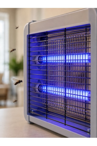 Çift Uv Işıklı Elektrikli Sinek Öldürücü 12w Asılabilir Uçan Böcek Lambası - Lisinya