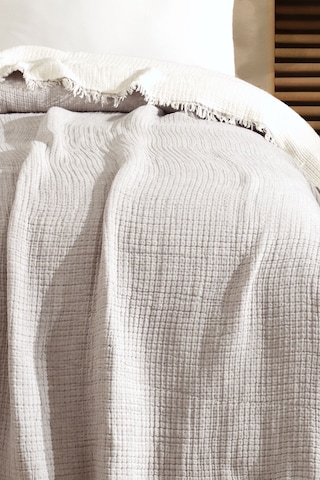 Varol 5 Katlı %100 Pamuk Müslin Yatak Örtüsü 230x240 Cm Tas/cıftkısılık Taş