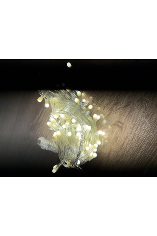 10m 100 Led Damla Uçlu Gün Işığı Şeffaf Kablo Mz-17-4