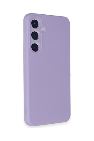 Samsung Uyumlu Galaxy A35 5g Kılıf Nano İçi Kadife Silikon - Lila
