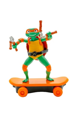 Tmnt Ninja Kaplumbağalar Çek Bırak Kaykay Figür Mikey