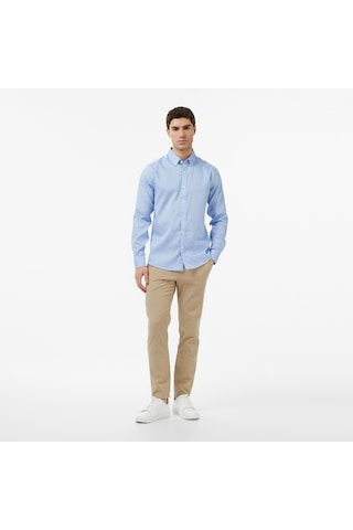 Nautica Erkek Mavi Slim Fit Gömlek Düz W65475t Mavi