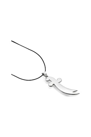Oya Silver İri Parlak Hz. Ali Zülfikar Kılıcı Gümüş Kolye Ucu 5.9x2.1cm Oyot337