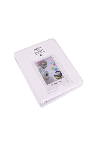 Instax Moment Polakart Fotoğraf Albümü - 65 Kapasite - 6x9 Ebat Beyaz