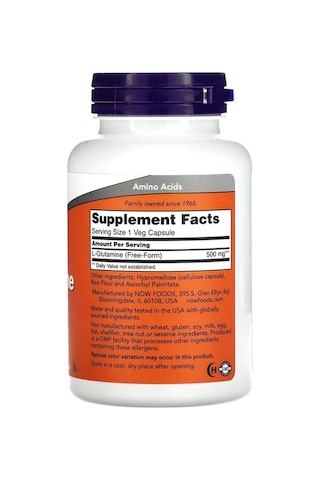 L-glutamine 500 Mg 120 Kapsül