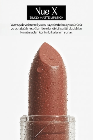 Nue X Silkly Matte Lipstick Kiremit 03 0