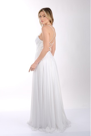 Abiye Elbise Dori 00kb5108 Beyaz