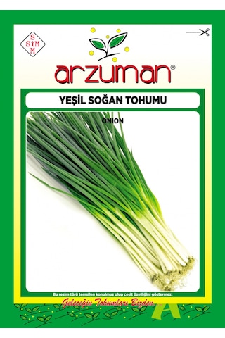 Arzuman Yeşil Taze Soğan Tohumu 10 G Arzuman Yeşil Taze Soğan Tohumu 10 G