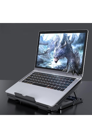 Ayarlanabilir Yükseklik Kademeli Laptop Soğutucu Fan Karışık