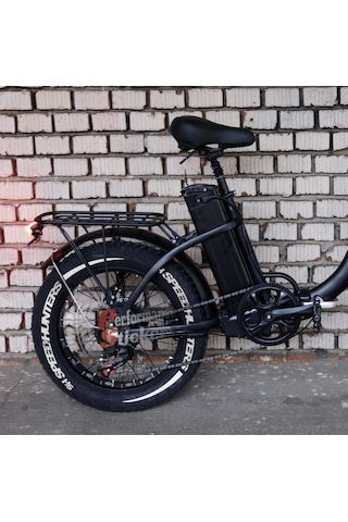 Elektrikli Bisiklet Speedhunters + Şerit Lastik Yazısı Stickeri