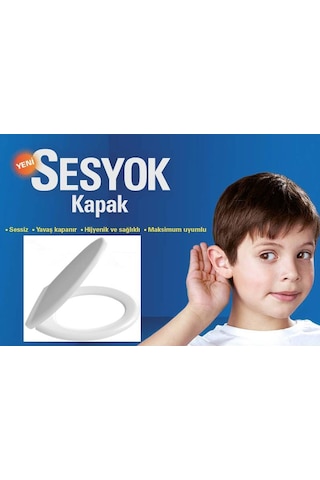 Geseus Acore Amortisörlü Yavaş Kapanır Oval Klozet Kapağı - 968