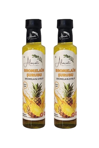 Alaçatı Naturel Bromelain Şurubu 250 Ml X 2 Adet