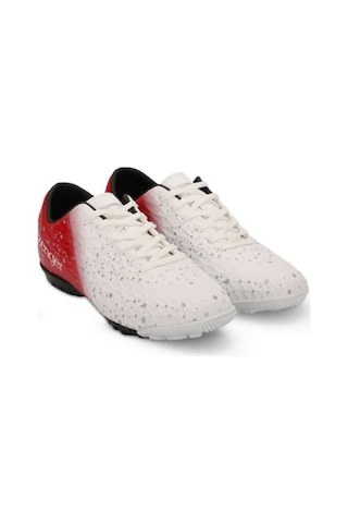 Slazenger HANIA HS Erkek Halı Saha Beyaz / Kırmızı Futbol Ayakkabısı