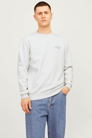 Jack & Jones Jjferrıs Sweat Crew Neck Beyaz Erkek Sweatshirt 000000000102016897 Beyaz