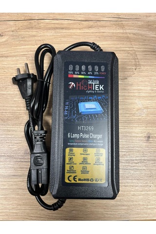 72v 24ah Elektrikli Bisiklet Şarj Aleti 6 Akülü Modeller Uyumlu Hızlı Şarj Cihazı Göstergeli Ht3269