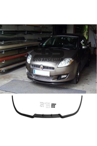 Fiat Bravo 198 Cupra R Uyumlu Ön Lip Mat Siyah Ön Tampon Lip
