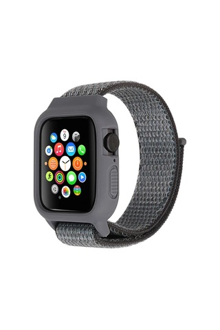 Ally Apple Watch Uyumlu 6-se-5-4 44mm / 3-2-1 42mm Kayış Kordon Kılıf Silikon- 5775