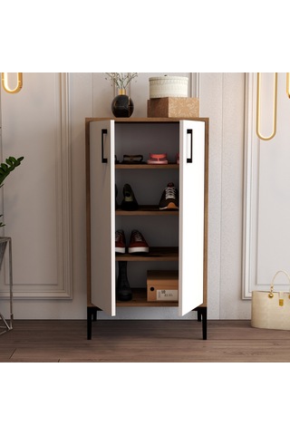 Variant Prag Ayakkabılık - Ceviz / Beyaz