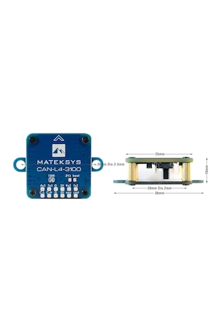 Matek Systems Ap Periph Can Magnetometer Rm3100