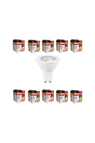 5 Watt Par16 Gu10 Duy 6500k Çanak Ampul 10 Adet Sku: Smg8690010216243 Açık Kahverengi