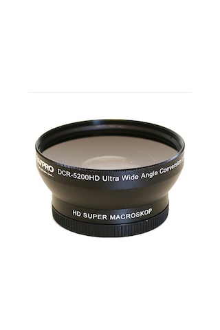 Raypro DCR-5200HD 52 MM 0.45x Ultra Geniş Açı + Makro Filtre Lens