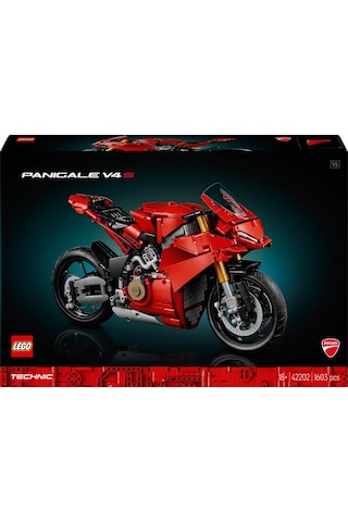 LEGO® Technic Ducati Panigale V4 S Motosiklet 42202 - Yetişkinler için İnşa Edilebilen Yaratıcı Model Yapım Seti (1603 Parça)